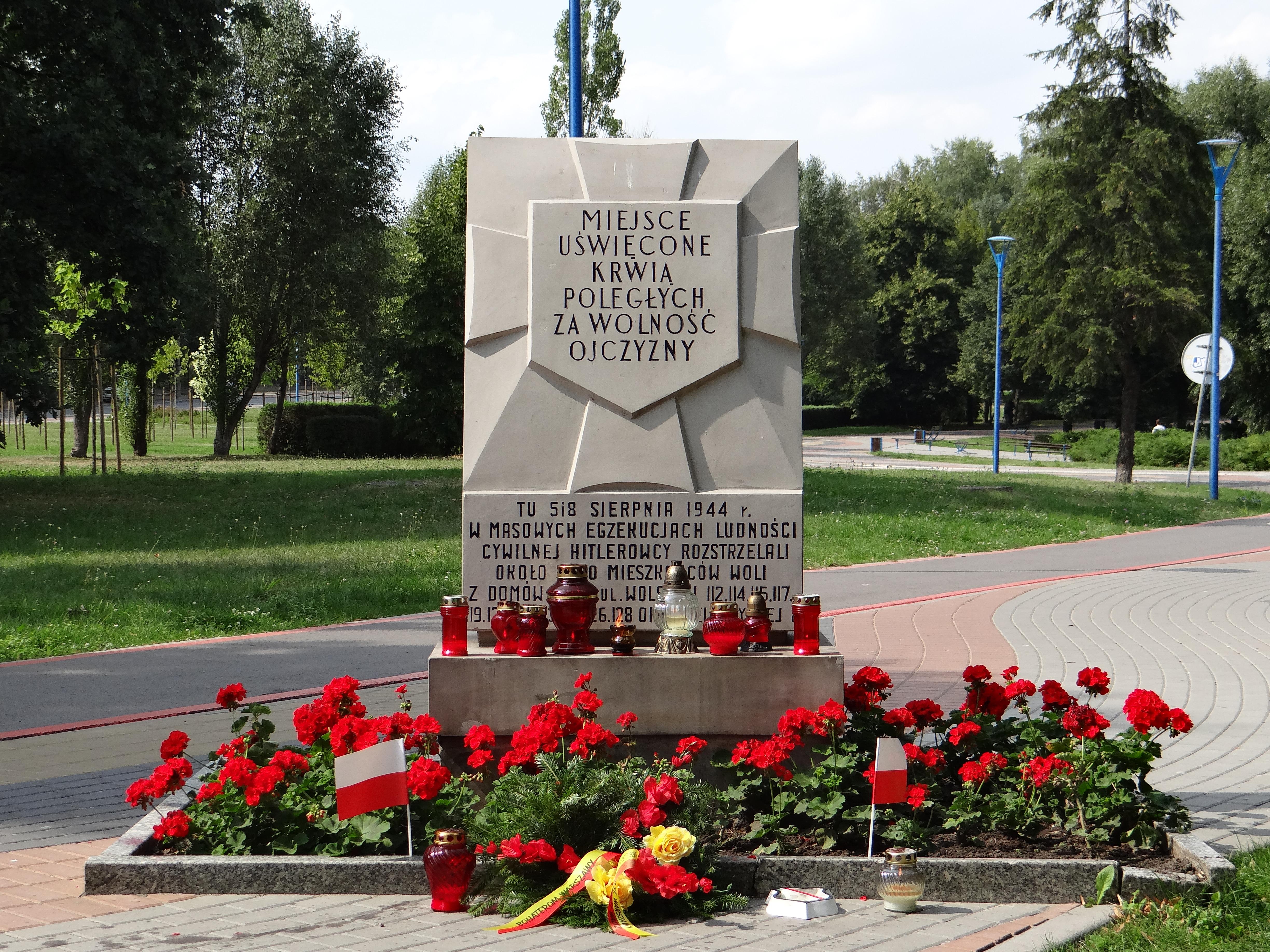 Miejsce uswiecone krwia Polakow poleglych za wolnosc ojczyzny